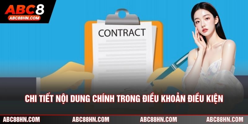 Chi tiết nội dung chính trong điều khoản điều kiện