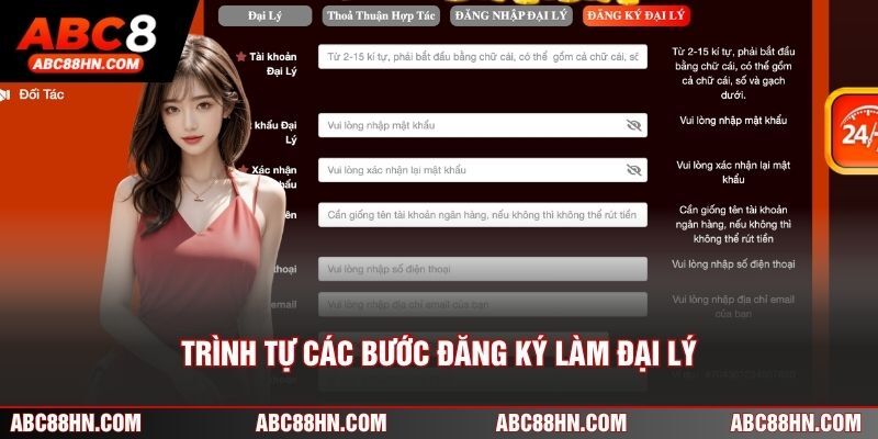 Trình tự các bước đăng ký làm đại lý