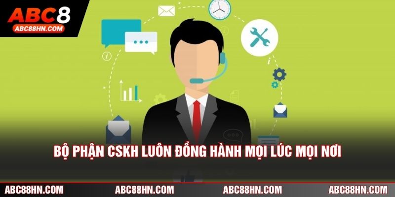 Bộ phận CSKH luôn đồng hành mọi lúc mọi nơi