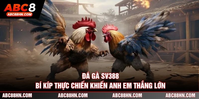 Đá Gà SV388 - Bí Kíp Thực Chiến Khiến Anh Em Thắng Lớn