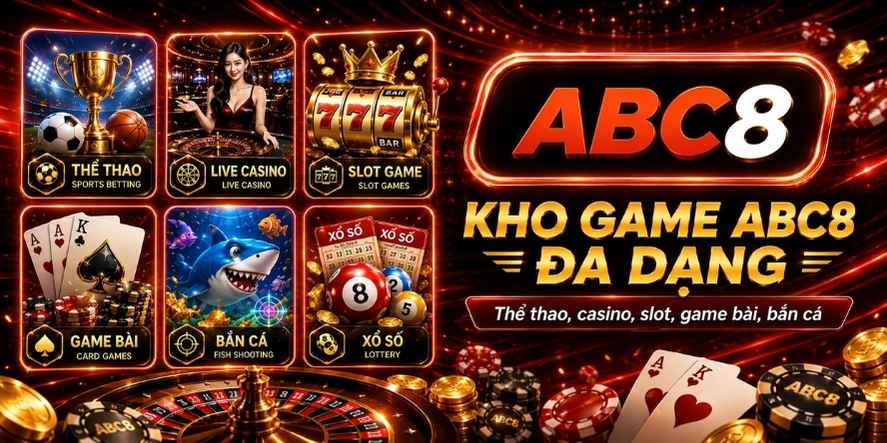 Kho game ABC8 đa dạng với thể thao casino slot game bài và bắn cá