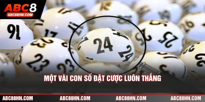 Một vài con số đặt cược luôn thắng