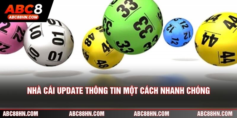 Nhà cái update thông tin một cách nhanh chóng